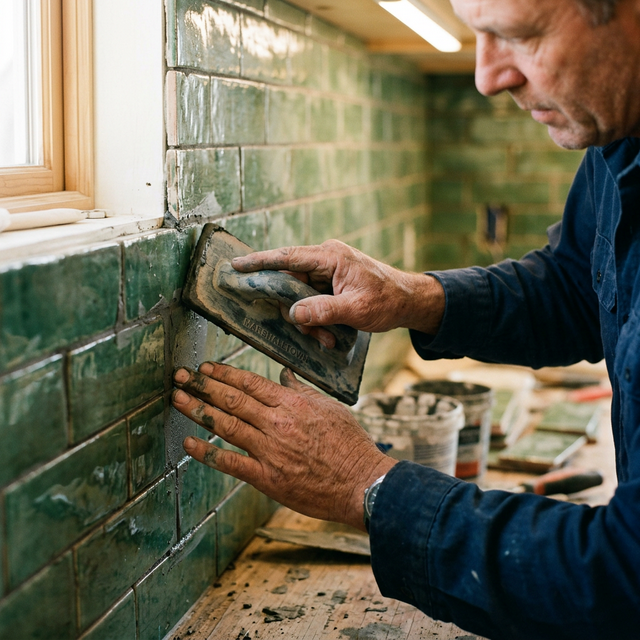 Fayans ve kalebudur işçiliği