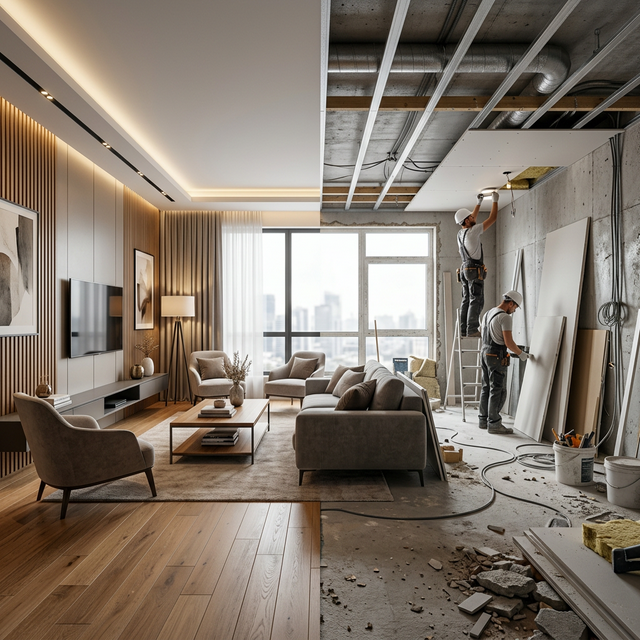 Modern dekorasyon ve tadilat